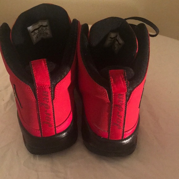 Mens Nike air Jordan Flight Sz 10  red and black - Picture 3 of 5